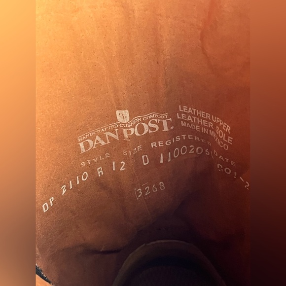 MENS DAN POST COWBOY BOOTS 🐴🐴🐴🐴🐴🐴 - Picture 8 of 10